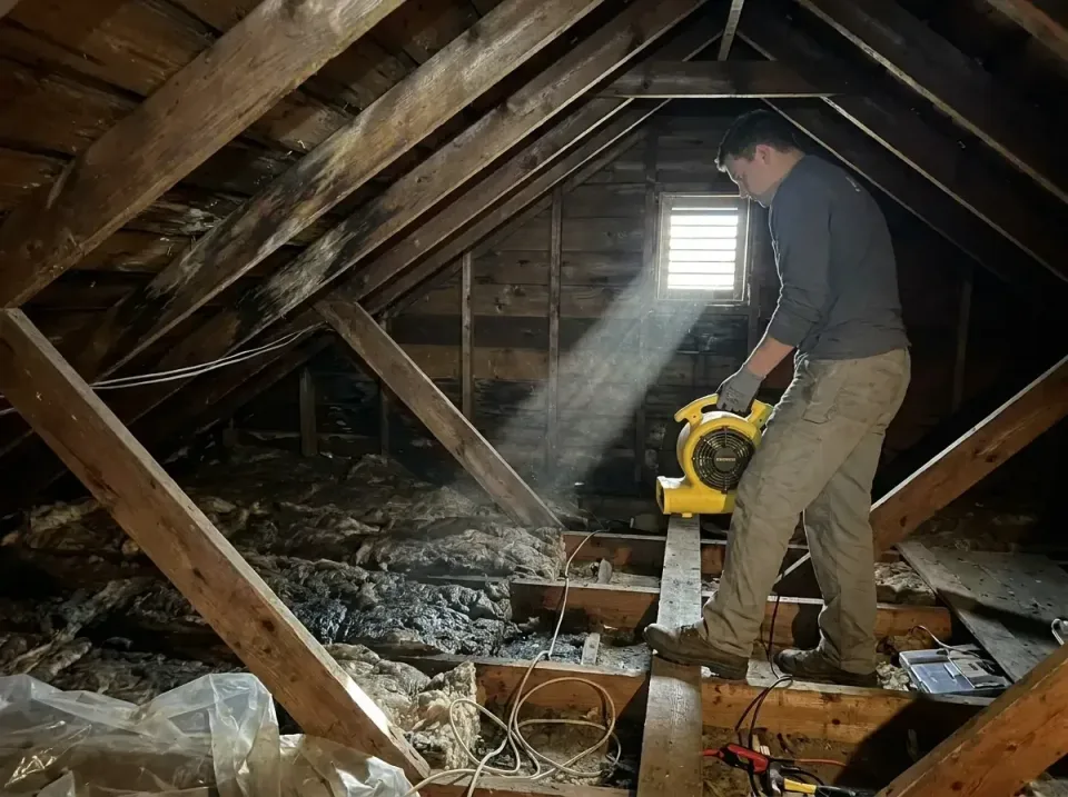 attic-water-damage-drying-proc-007 — frequently asked questions, Emergency Water Extraction & 24/7 Flood Response in Floydad…